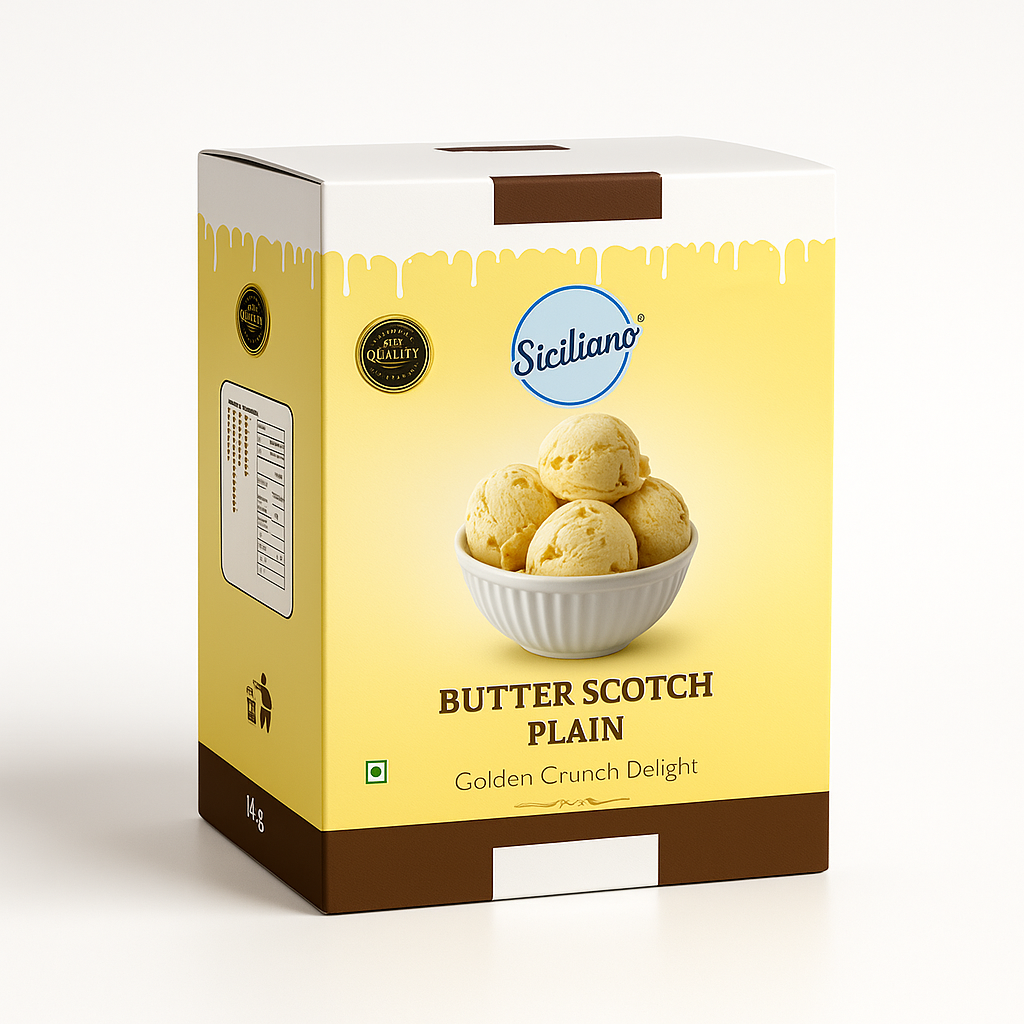 BUTTER SCOTCH PLAIN ICECREAM 1 LITRE